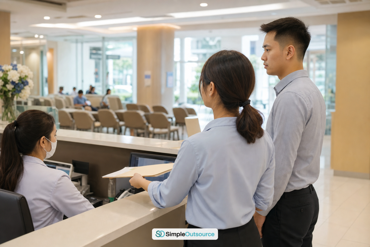 นายจ้างไทยพาพนักงานต่างชาติไปโรงพยาบาลเพื่อตรวจสุขภาพ work permit